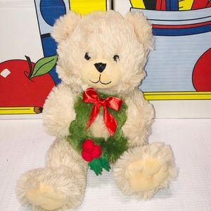 GANZ Wreath Bear (Vintage) Collectible